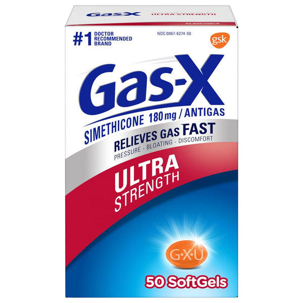 Gas-X Ultra Strength Anti-Gas Softgels 50ct