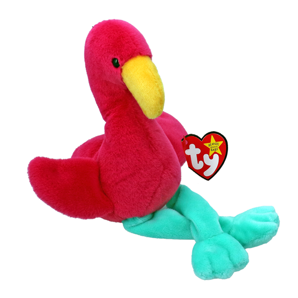 Ty beanie baby rosa flamingo fraya 41337