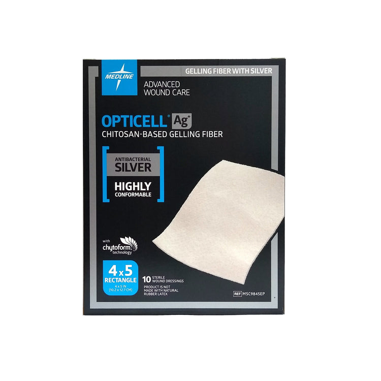 Medline Opticell Ag Silver Dressing 4 x 5In