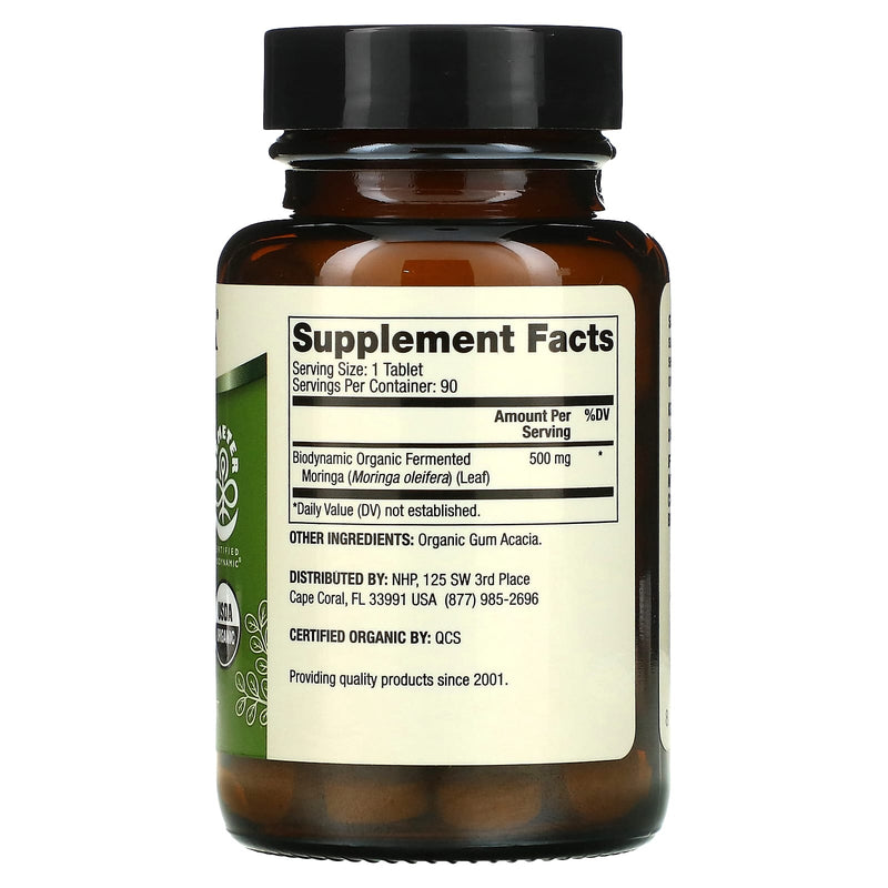 Dr. Mercola Organic Fermented Moringa Tabletas 90CT