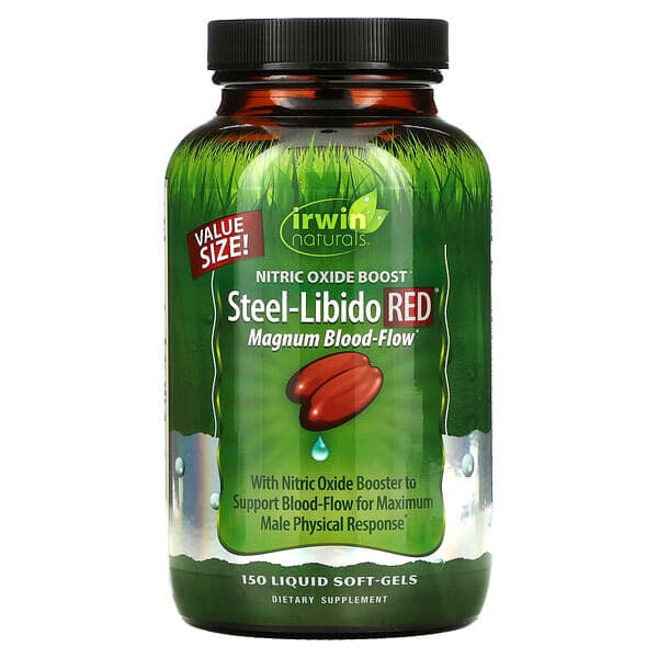 Irwin Naturals Steel Libido Red Male Softgels 150ct