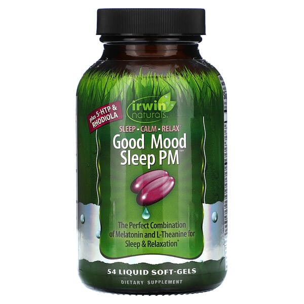 Irwin Naturals Good Mood Sleep Pm Softgels 54ct