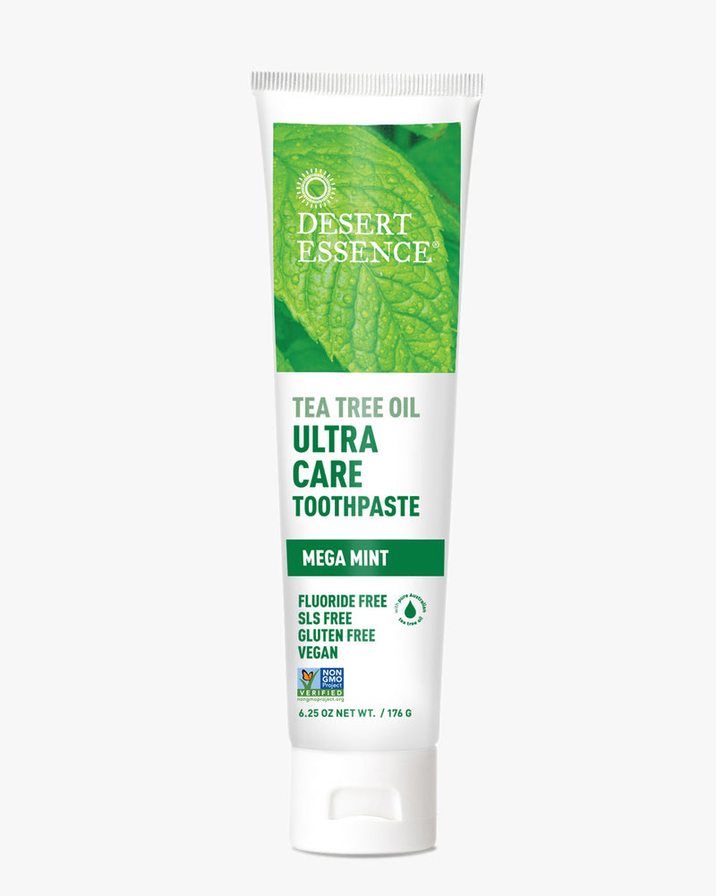 Desert Essence Tea Tree Oil Ultra Care Toothpaste Mega Mint 6.25oz