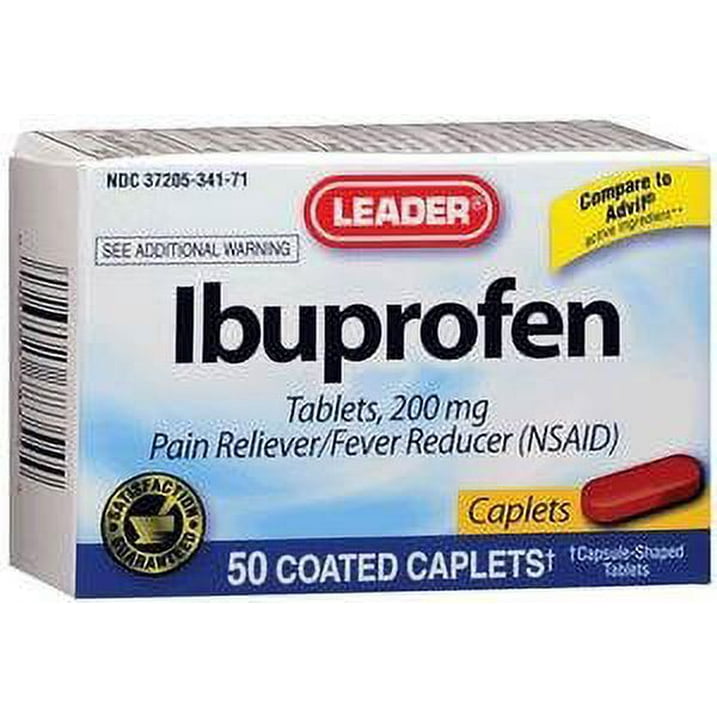 Líder Ibuprofen Tablets 200mg 50ct