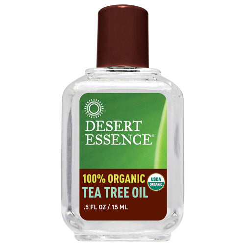 Desert Essence 100% Organic Tea Tree Oil 0.5Oz