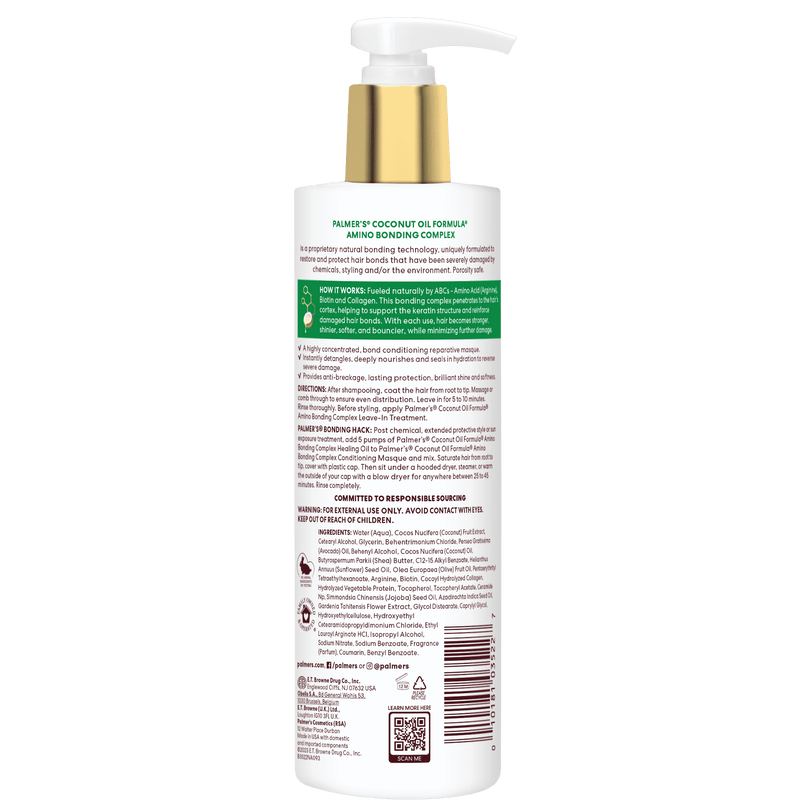 Palmer's Coconut Oil Formulabonding Acondicionamiento de acondicionamiento 21 oz