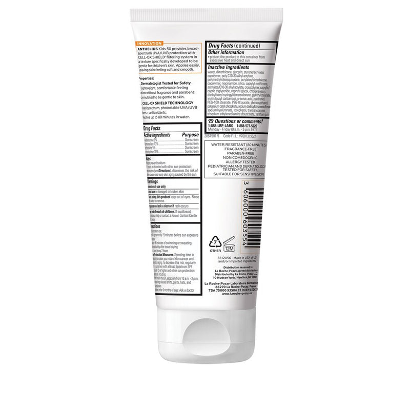 La Roche Posay Anthelios SPF 50 Face & Body Kids Sunscreen 6.7oz