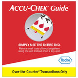 Strips de prueba de la guía de Accu Chek 25CT