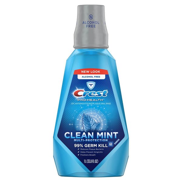 Crest ProHealth MultiProtection Oral Rinse Refreshing Clean Mint 8.45oz