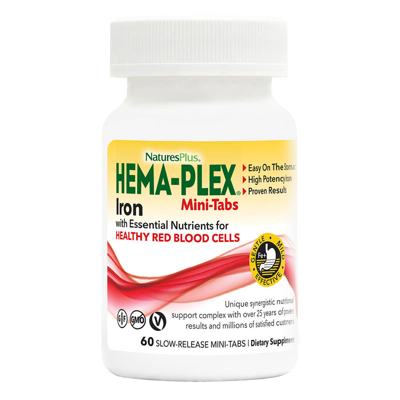 Nature's Plus Hema-Plex Slow Re.Mini Tablets 60ct