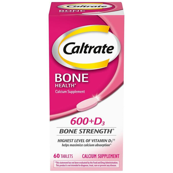 Caltrate 600+D3 Bone Tablets 60ct