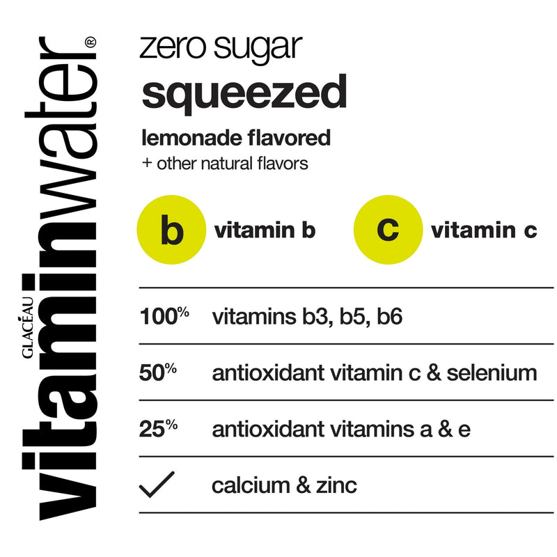 Vitamin Water Zero limonada exprimida 20 oz