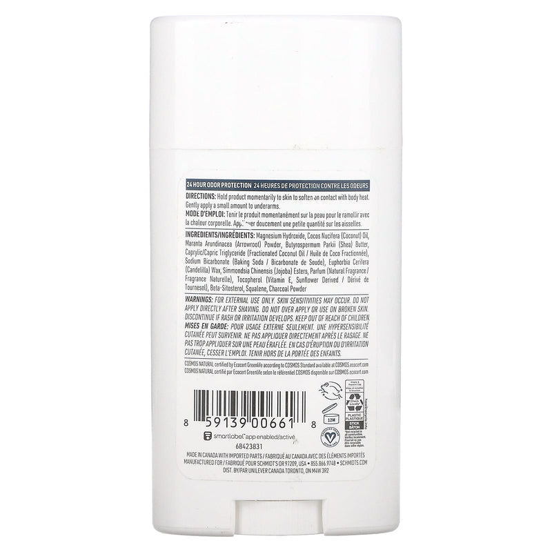 Schmidts Charcoal & Magnesium Deodorant 2.65Oz