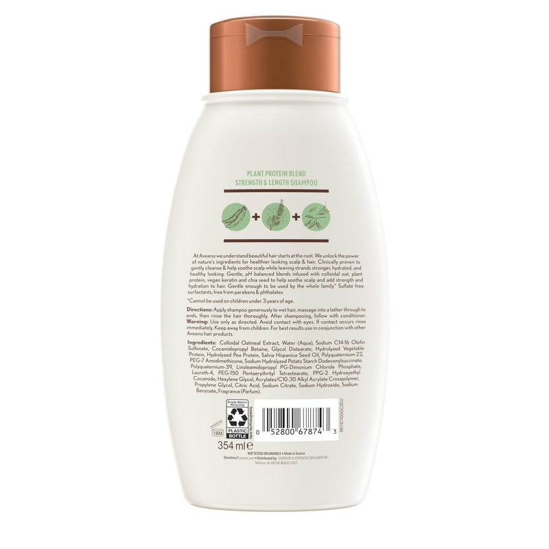 Aveeno Plant Protein Blend Shampoo 12oz