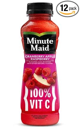 Minute Maid Cramberry Apple Jugo de frambuesa 12 oz