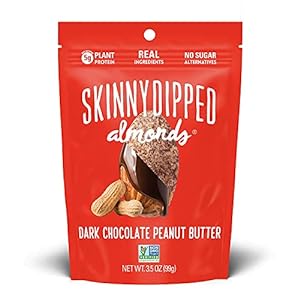 Skinny Dipped Dark Chocolate Peanut Butter Almonds 3.5oz