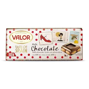 Valor Dar Chocolate Taste of España con almendras 8.8 oz