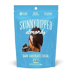 Skinny Dipped Dark Chocolate Cocoa Almonds 3.5oz