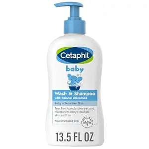 Cetaphil Baby Gentle Wash & Shampoo 13.5 Oz