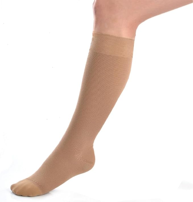 JOBST ULTRASHEER Soft Fit Knee High Cerrado Toe 15-20 Medio natural