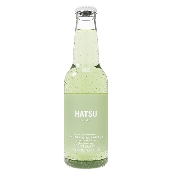 Hatsu sandía y refrescos de albahaca 10 oz