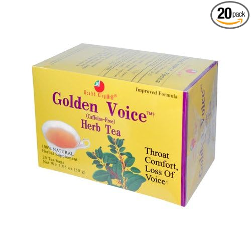 Health King Golden Voice Herb Bolsas de té 20ct