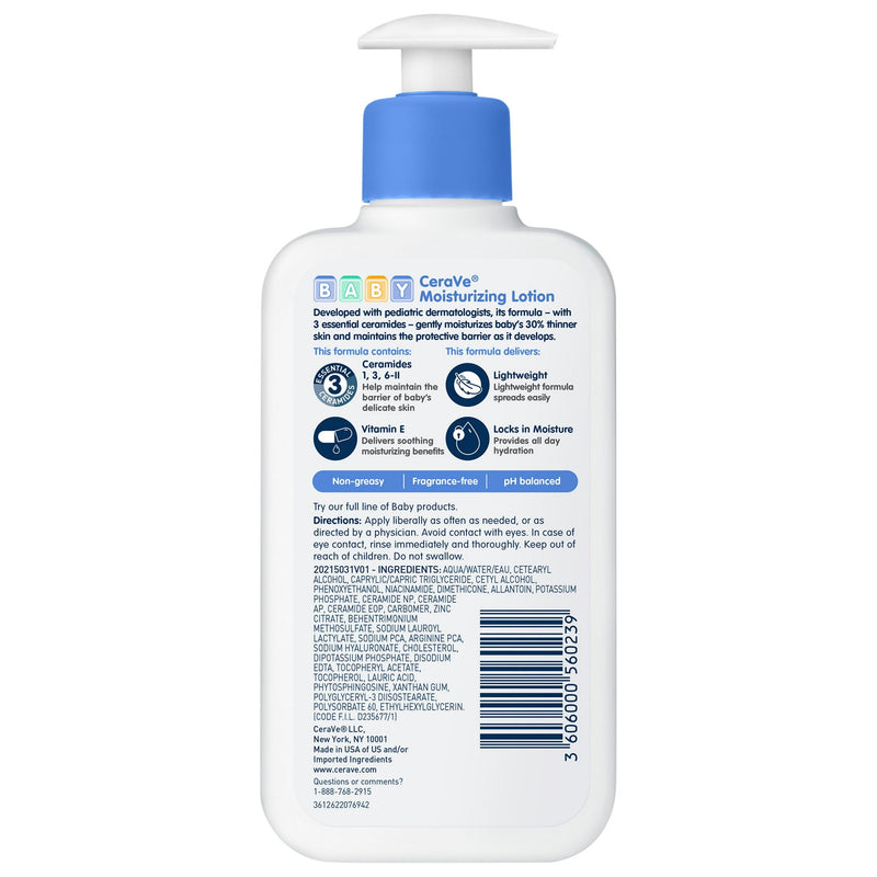 Cerave Moisturizing Lotion Baby 8oz