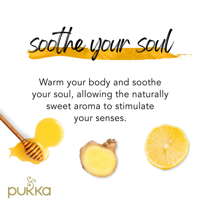 Pukka Lemon, Ginger y Manuka Satchets 20CT