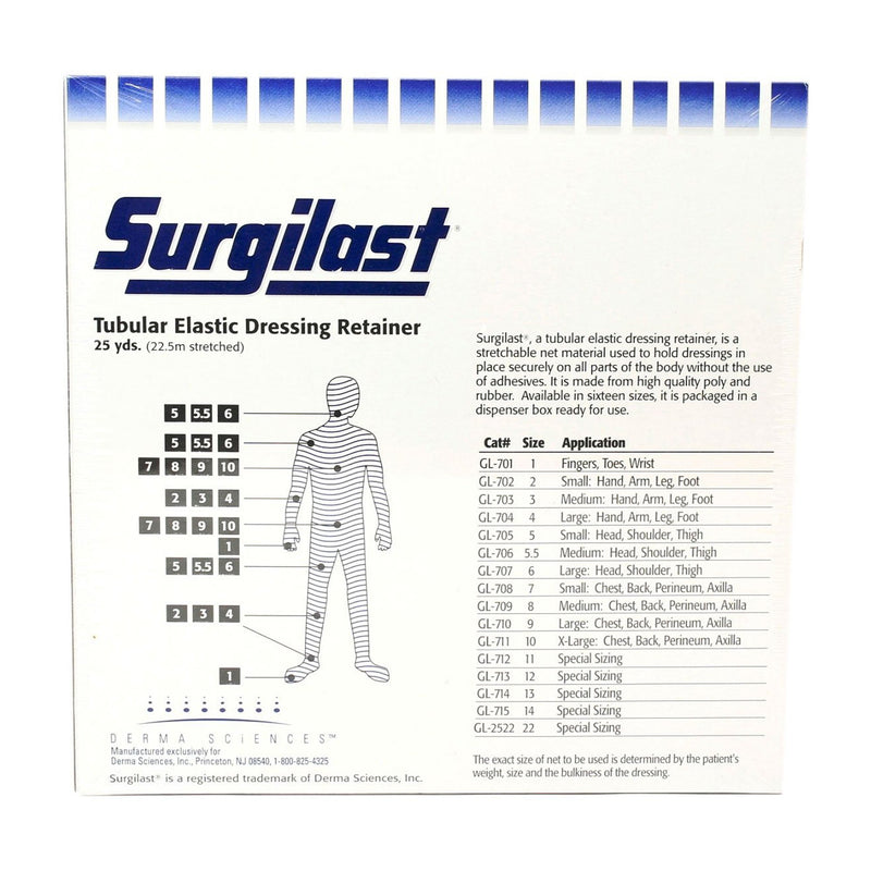 Surgilast tubular apósito elástico Retenedor Tamaño 6 GL707