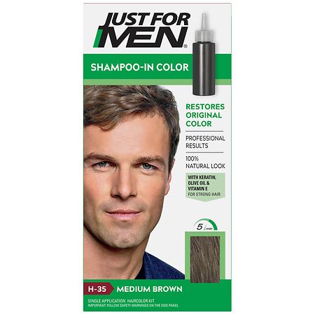 Just For Men Shampoo In Hair Medium Brown H35