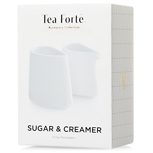 Tea Forte Porcelain Mini Sugar and Creamer Set – Locatel Health ...