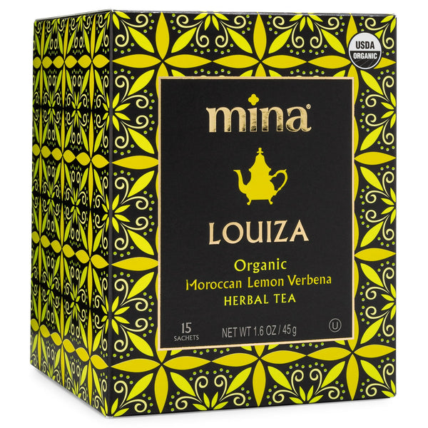 Mina Louiza Organic Morraccan Lemon Verbena Té 15 bolsas