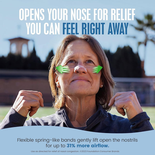 Breathe Right Open Your Nose Strips Tan S/M 30ct