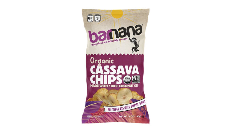 Barnana Chips orgánico de yuca con sal rosa del Himalaya 5 oz