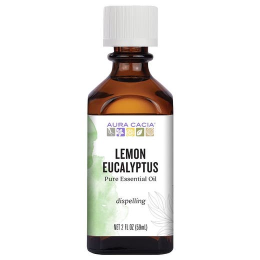 Aura Cacia Lemon Eucalyptus Dispeling Pure Essential Oil 2oz