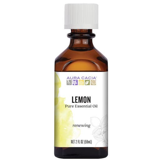 Aura Cacia Lemon Renewing Pure Essential Oil 2oz