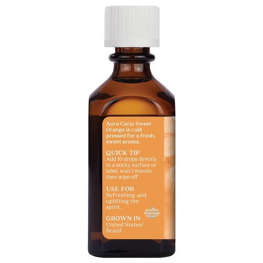 Aura Cacia Sweet Orange Cheering Essential Oil 2oz