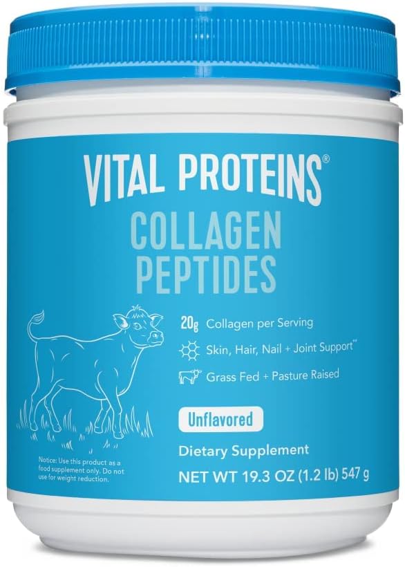 Péptidos de colágeno de proteínas vitales sin saber 20 oz