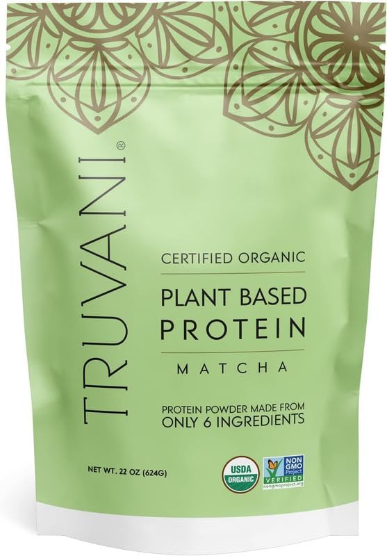 Truvani Plant Based Protein Matcha 22Oz