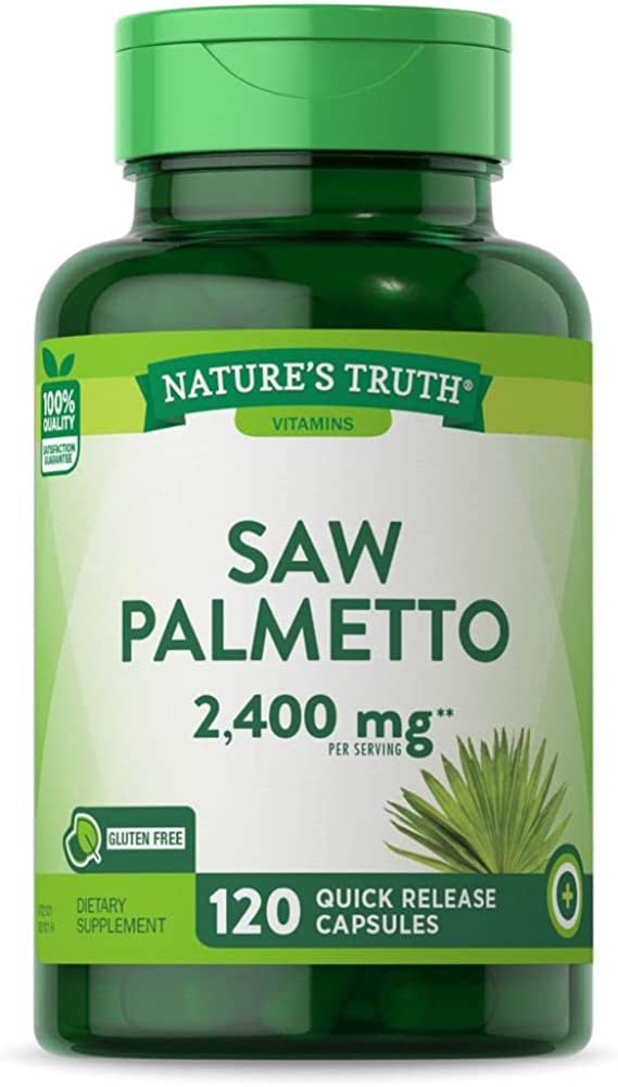 NATURE'S T.SAW PALMETTO 2400MG CAPS.X120