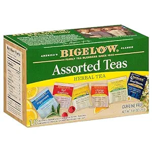 Bigelow Assorted Collection Herbal Teas Pack 18ct