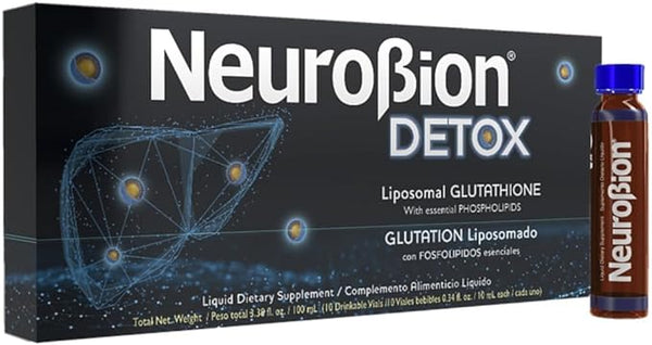 Neurobionm desintoxicación de viales de glutatión liposomales 10ct