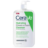 Cerave hidratante crema para limpiador de espuma 12 oz