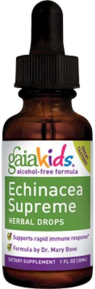 Gaia Herbs GaiaKids Echinacea Supreme Herbal Drops 1 Fl Oz