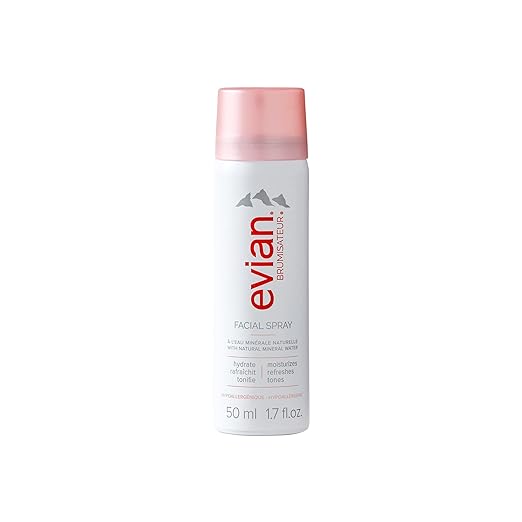 Agua térmica de aerosol facial de Evian 1.7 oz