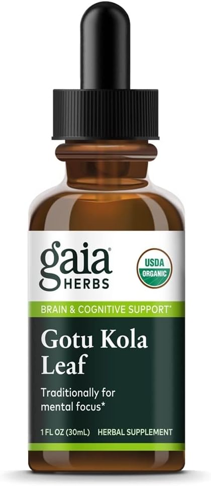 Gaia Herbs Gotu Kola Leaf (Gaia Organics) 1 Fl Oz