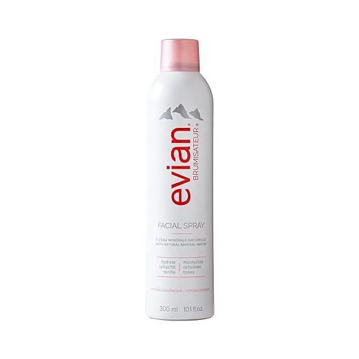 Agua térmica de aerosol facial de Evian 10.1 oz