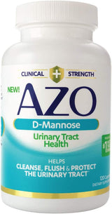 AZO D-Mannose Urinary Tract Health, 120 capsules