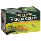 Bigelow Matcha Green With Turmeric 18 Tea Bags