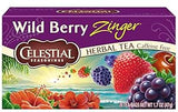 Condimentos celestiales Bolsas de té Wild Berry Zinger 20ct